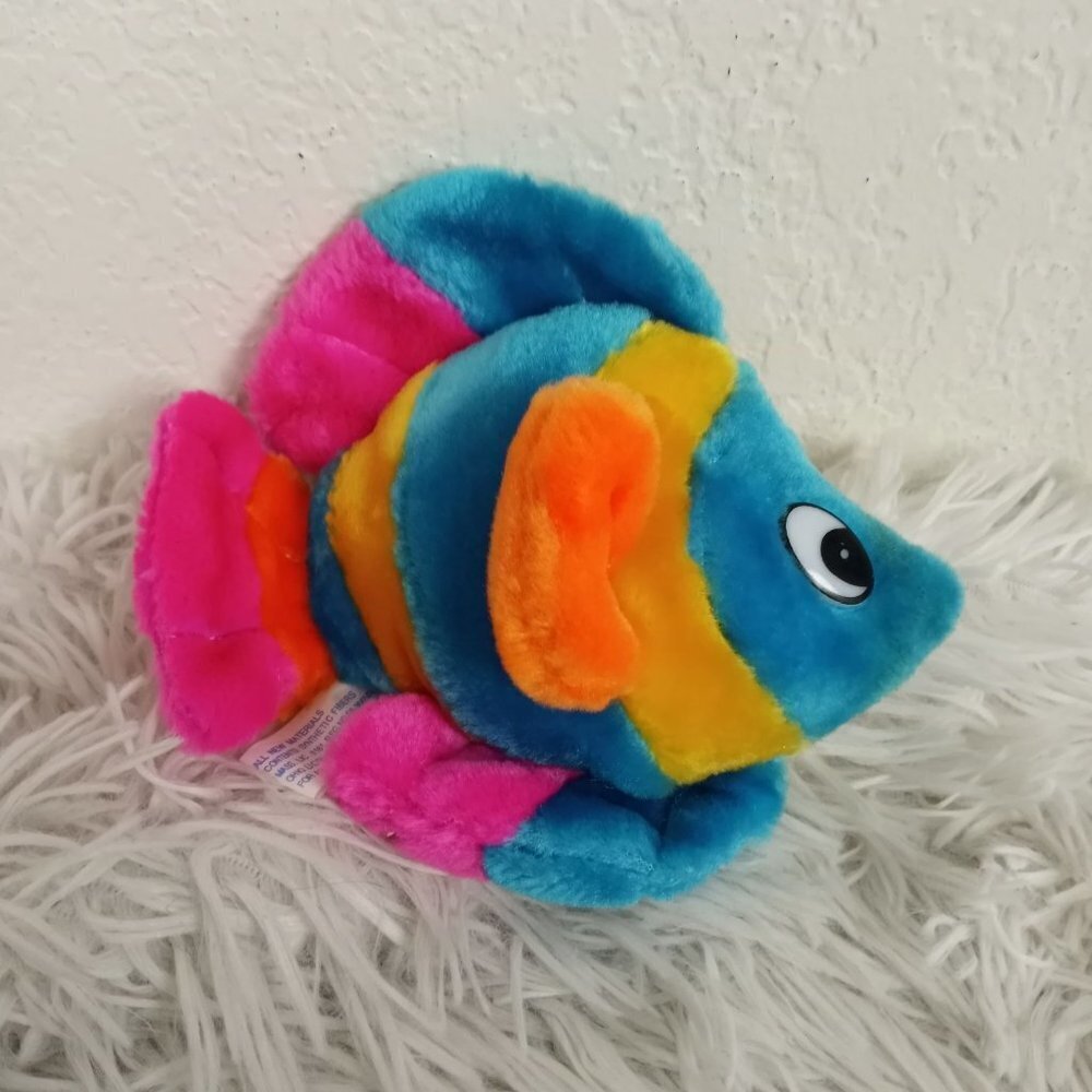 Vintage Nanco Stuffed Plush‎ Tropical Fish Saltwater Aquarium